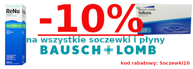 Kup soczewki Bausch +Lomb z rabatem do 6 lutego