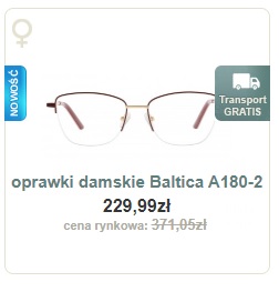 Oprawki damskie na żyłkę