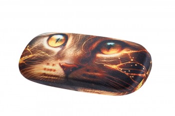 Etui na okulary koty Albinex 80124 c3 ze ściereczką