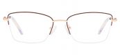 Oprawki Bergman 4853-C8 damskie bordowe