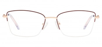 Oprawki Bergman 4853-C8 damskie bordowe